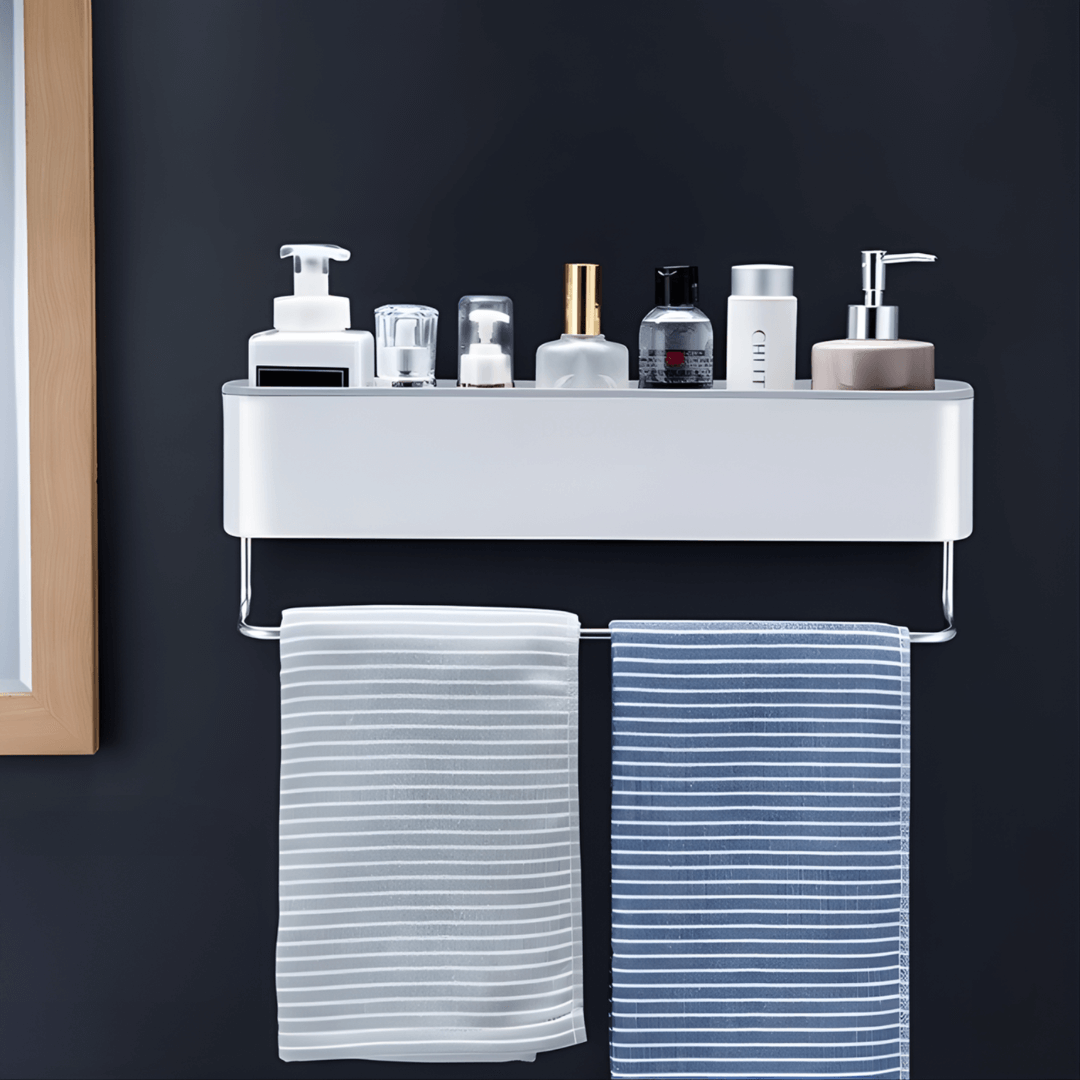 SnapShelf™ Classic – No-Drill Bathroom Shelf